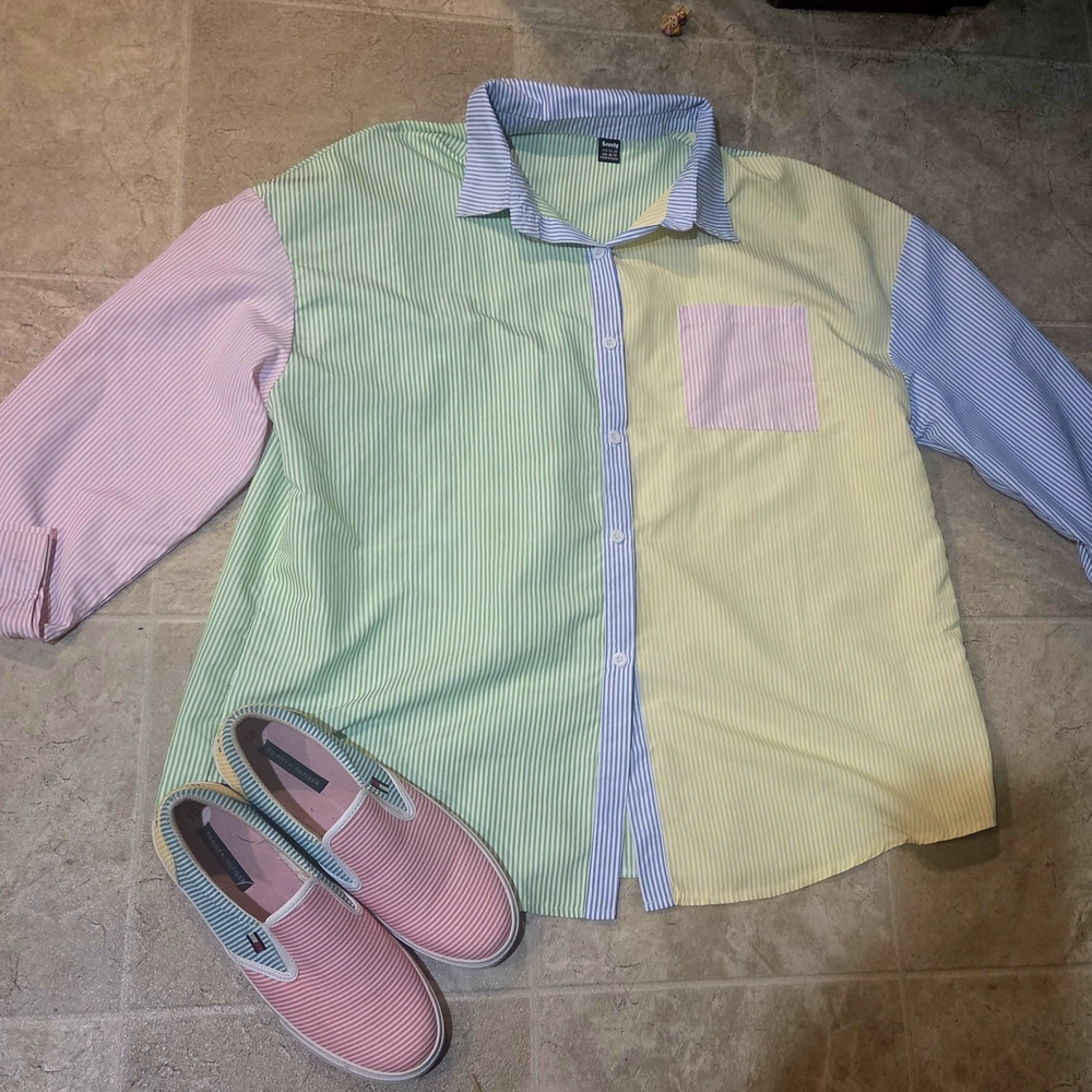 Multicolor Striped Shirt - Picture 5 of 7